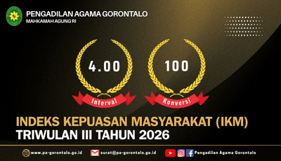 Indeks Kepuasan Masyarakat (IKM) Triwulan III Tahun 2026